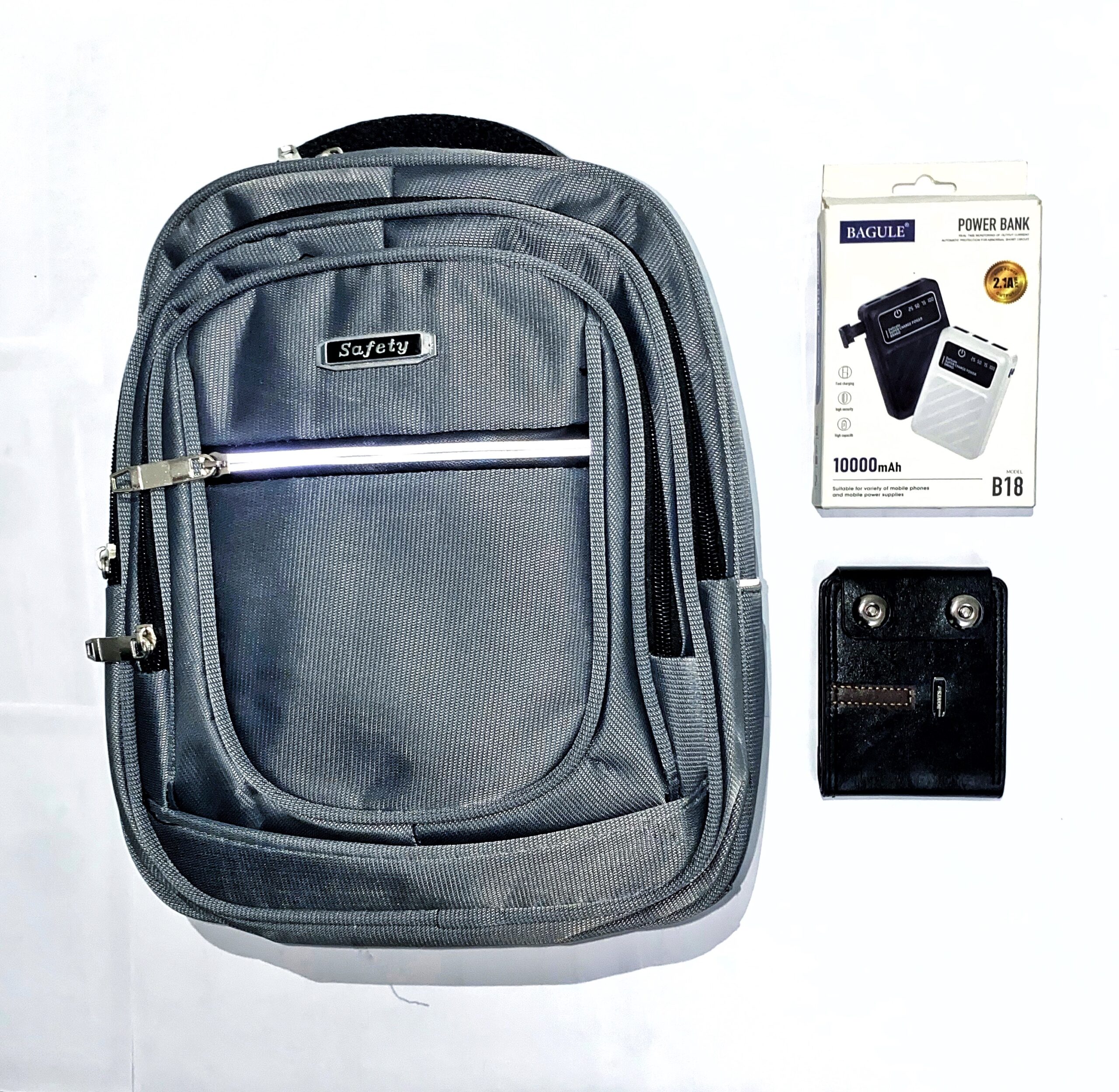 حقيبة ظهر صغيرة عصرية+ باور بانك+ بورت موني - الصورة 6