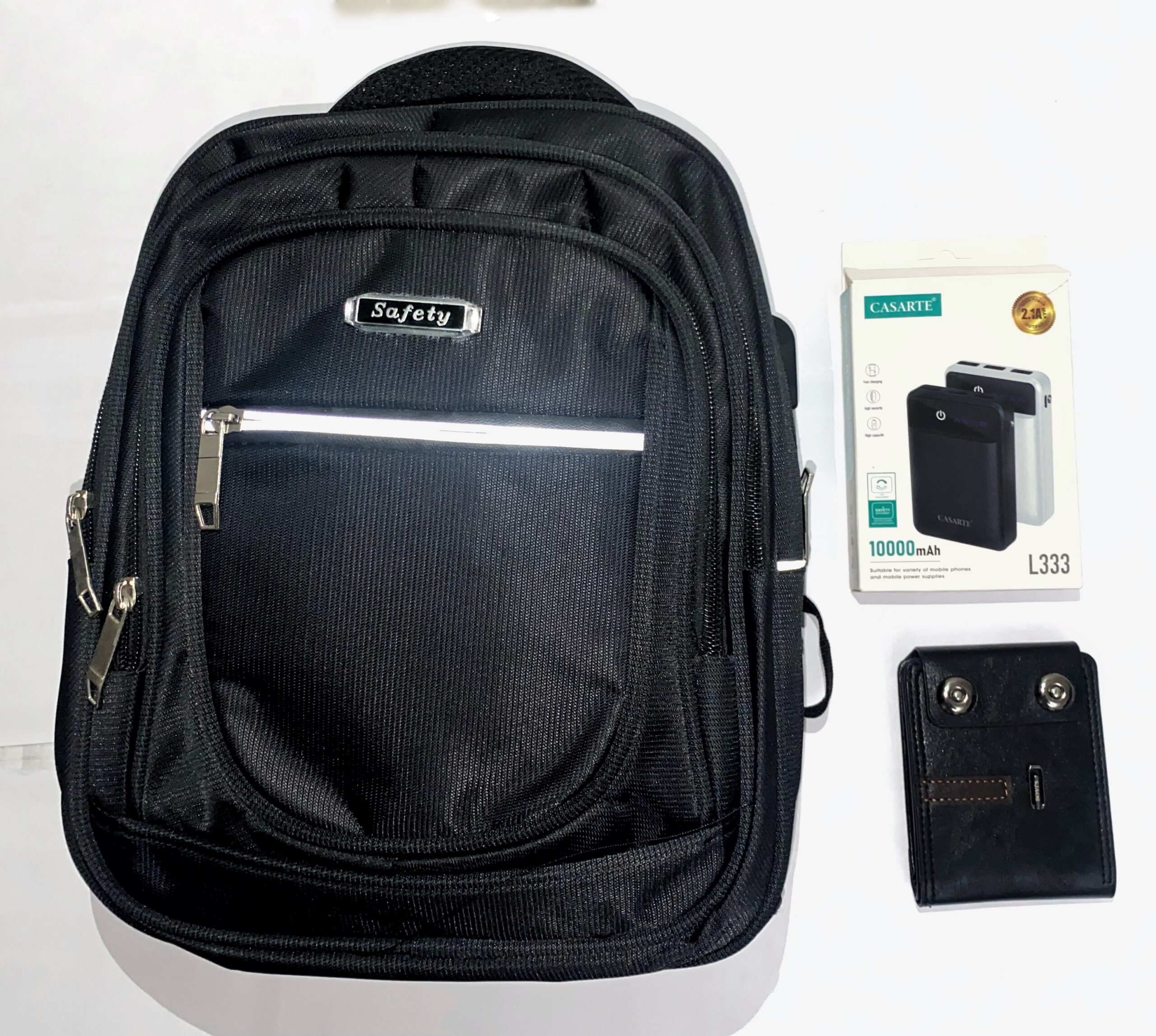 حقيبة ظهر صغيرة عصرية+ باور بانك+ بورت موني - الصورة 9