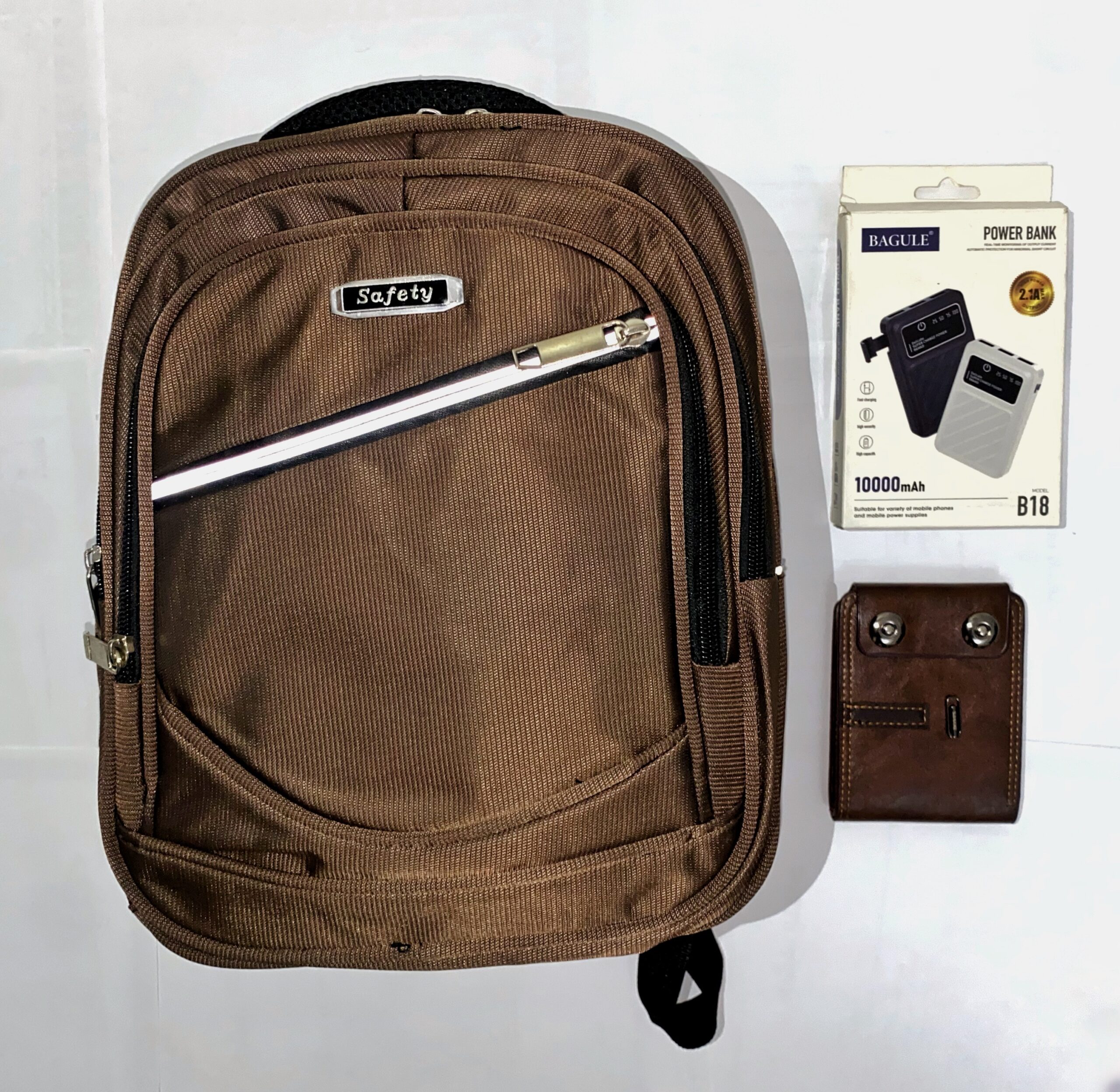 حقيبة ظهر صغيرة عصرية+ باور بانك+ بورت موني - الصورة 2