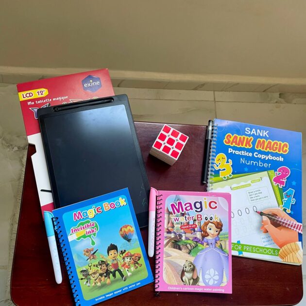 مجموعة تعليمية متكاملة للاطفال مع لعبة ذهنية (كويبي)